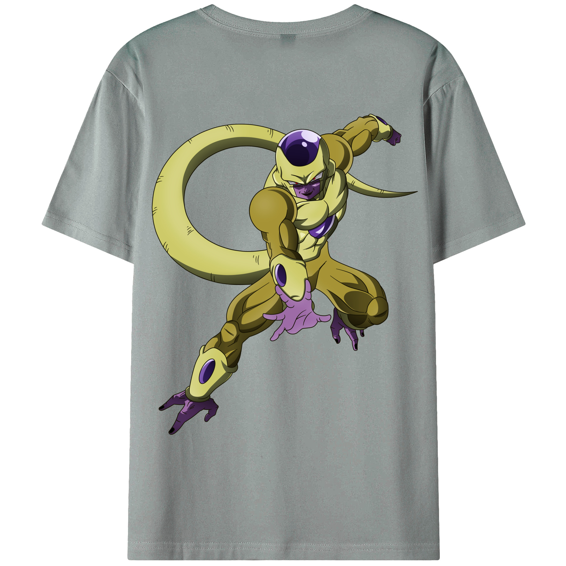（画像用） ドラゴンボール フリーザ DRAGON BALL Frieza 綿100％ メンズ半袖Tシャツ（バックプリント） 通気性
